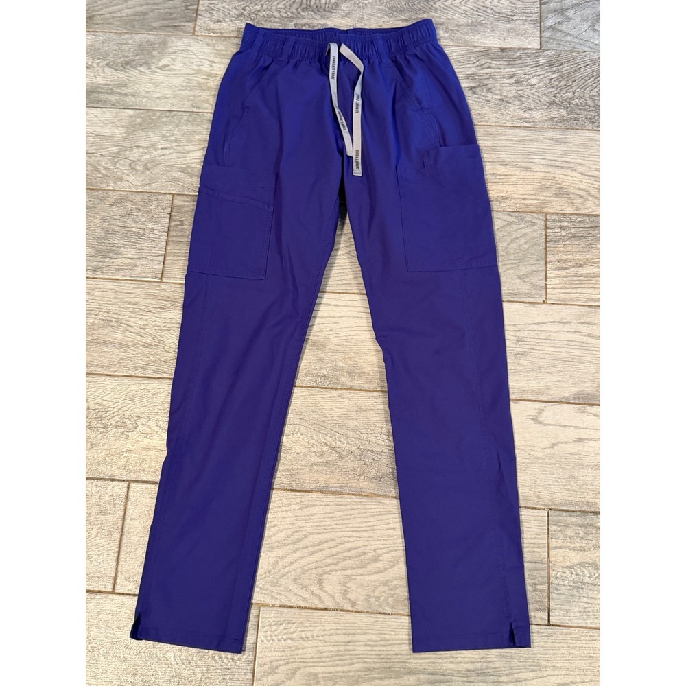Carhartt Force Scrub Pants XS Extra Small C51213 Purple Cargo Nursing Womens